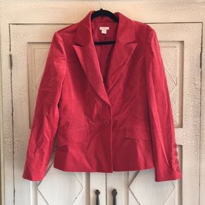 Red blazer